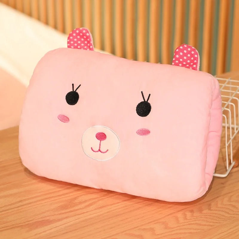 Cartoon Cute Nap Hand Pillow Plush Arm Pillow Hand Warmer Children's Gift Non Electrical Toys Office Desk Nap Travel Essentials