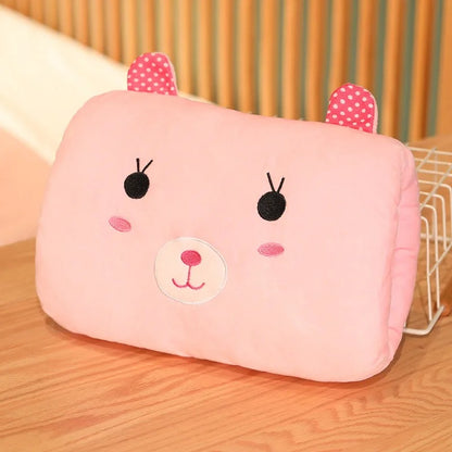 Cartoon Cute Nap Hand Pillow Plush Arm Pillow Hand Warmer Children's Gift Non Electrical Toys Office Desk Nap Travel Essentials